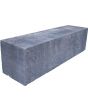 Linea 12,5x12,5x45 cm grijs/zwart
