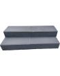 Traptrede 60x30x15 cm indus black kleurecht met facet
