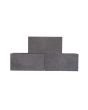 Linea 15x15x30 cm antraciet