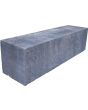 Linea 12,5x12,5x45 cm grijs/zwart