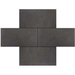 Piastrella Piatta Anthracite 30 x 60 x 4,7 Antraciet