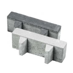 Waterpasserende Aqua Brick 40% open 10 x 30 x 8 Zwart