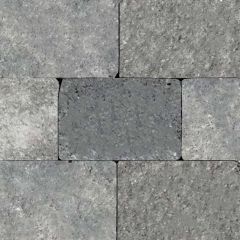 Pebblestones Plus 20 x 30 x 6 Grijs/Zwart voor moderne bestrating
