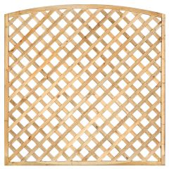 Trellis diagonaal met tooglijst H180cm