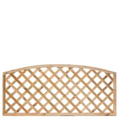 Trellis diagonaal met tooglijst H60cm