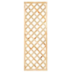 Trellis diagonaal recht met rechte lijst 60cm