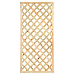 Trellis diagonaal recht met rechte lijst 90cm