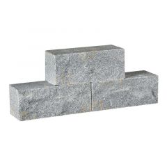 Stapelblok Graniet Dark Grey  30 x 12 x 12 Donkergrijs