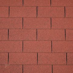 Dakshingles recht rood