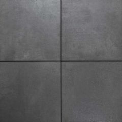 Cemento Antracite 80x80x2 zwart