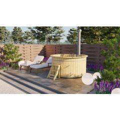 Hottub met interne aluminium kachel