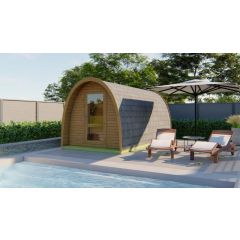 POD sauna 480cm - Thermowood Tolva