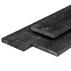 Plank douglas zwart geïmpregneerd 1.6x14.0x180cm