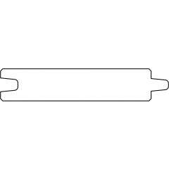 Blokhutprofiel douglas 2.8x19.5x300cm