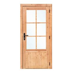 Deur enkel met raam RS Red Class Wood 100x205cm