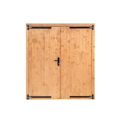 Opgeklampte deur dubbel LS Red Class Wood 185x205cm