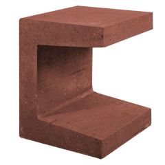 U-Element 30 x 30 x 40    Corten/Bruin