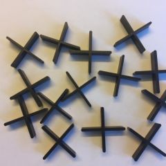 King-Assistant voegkruis 2 mm Zwart