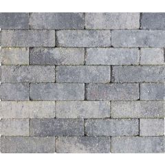 Antieke Trommel Dikformaat 6 cm in grijs/zwart Bestratingsstenen