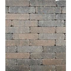 Antieke Trommel Waalformaat 7 cm Beton Oud Drachten voor stijlvolle tuinbestrating, 5 x 20 cm, 1,51 kg per stuk