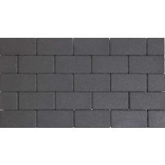 Design brick 8 cm black mini facet komo