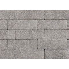 Nature top longstone 7 cm spotted grey