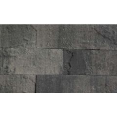 Pallatico muurblock reliëf 15x15x60 cm nero/grey