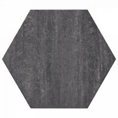 Soft Comfort Zeskant Grijs/zwart 60x60