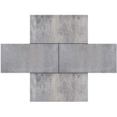 Fortress Tiles Sark 30 x 60 x 6 Grijs/Zwart