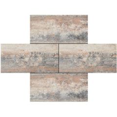 Piastrella Piatta Calce 30 x 60 x 4,7 Beige/Bruin/Grijs
