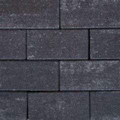 Sierbetonklinker Drive Night 10,5 x 21 x 8 Zwart/Grijs