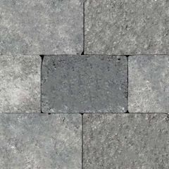Pebblestones Plus 20 x 30 x 6 Grijs/Zwart voor moderne bestrating
