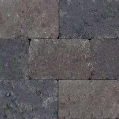 Close-up van Pebblestones Plus Paars/Bruin