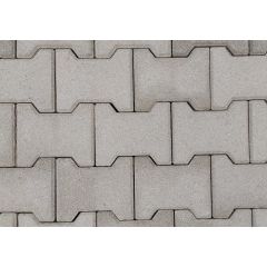 S-top H-verbandsteen 8 cm grijs komo