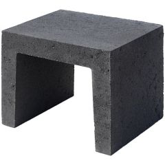 U-element 40x40x50 cm antraciet