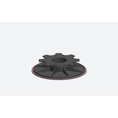 Comfort stelvoet IPV3,5-5 met rubber onderlaag bereik 3,8 - 5,3 cm