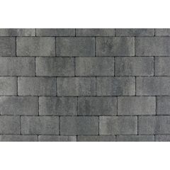 Patio brick 8 cm nero/grey komo