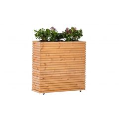 Bloembak RCW Krefeld 30x90x80cm / op wieltjes