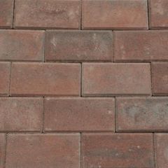Betonstraatsteen Rood Genuanceerd 10.5x21