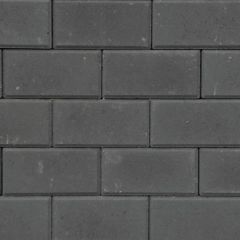 Halve Betonklinkers Zwart 10x10