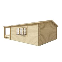 Blokhut - Tuinhuis Wigan met overkapping