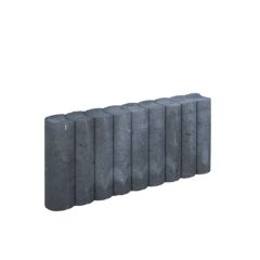 Rondo Palissadeband 8 x 25 x 50 Zwart