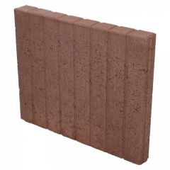 Mini Quadrobandpalissade Bruin 40x6