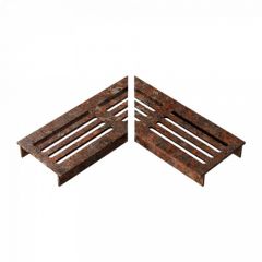 Ultra Drain Cortenline Straight Rooster L-hoek Corten 6.5x15