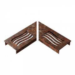 Ultra Drain Cortenline Wave Rooster L-hoek Corten 6.5x15