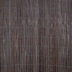 Wilgenteenmat 1 stengel  dik 200 x 200  Donker Bruin