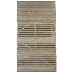 Vuren deur Spencer met verstelbaar stalen frame linksdraaiend  100 x 180 Groen