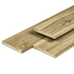 Grenen Plank geschaafd  1,5 x 14 x 300 Groen