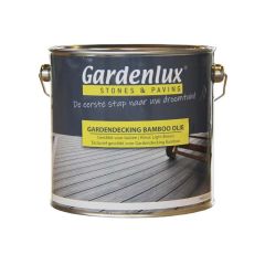 Gardendecking Bamboo olie 2,5 liter  Light Brown
