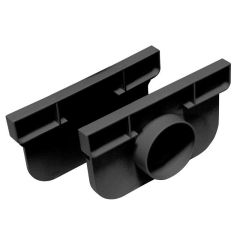 Top Drain set met 2 eindkappen, waarvan 1 met zijuitlaat mogelijkheid ø 50mm